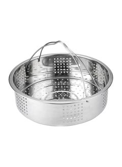 NIBEMINENT Stainless Steel Steamer Basket Rack Silver  - Image 1