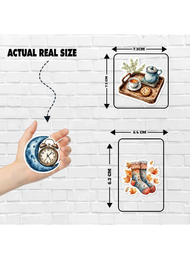 طقم مغناطيس الثلاجة الخريفي مكون من 12 قطع – مغناطيسات زخرفية أنيقة بتصاميم أوراق الشجر واليقطين ولمسات خريفية لتزيين الثلاجة والمطبخ والديكور المنزلي، ديكور موسمي لخريف دافئ، مناسب للمطبخ والثلاجة والديكور الداخلي - Image 3