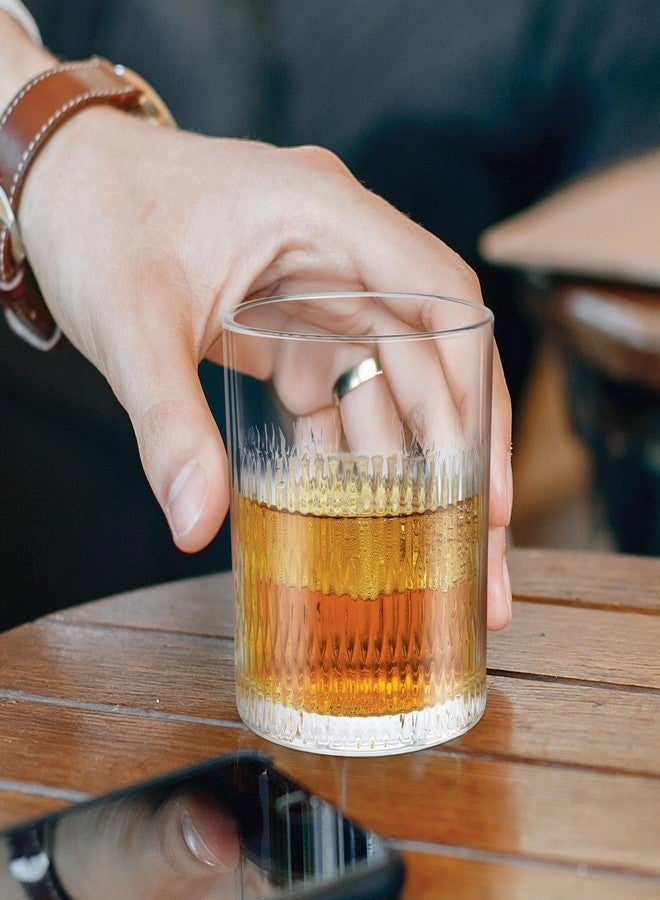 تريو طقم أكواب ويسكي تريو باي ميلتون إليكس، 6 قطع | أكواب زجاجية فاخرة للبوربون والسكوتش والكوكتيلات | 340 مل - Image 5