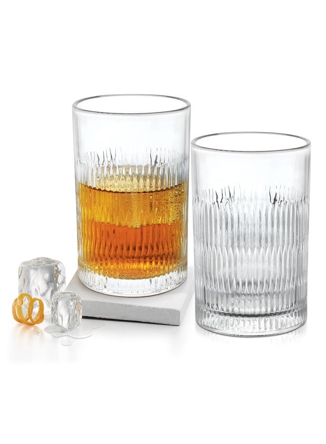 تريو طقم أكواب ويسكي تريو باي ميلتون إليكس، 6 قطع | أكواب زجاجية فاخرة للبوربون والسكوتش والكوكتيلات | 340 مل - Image 3