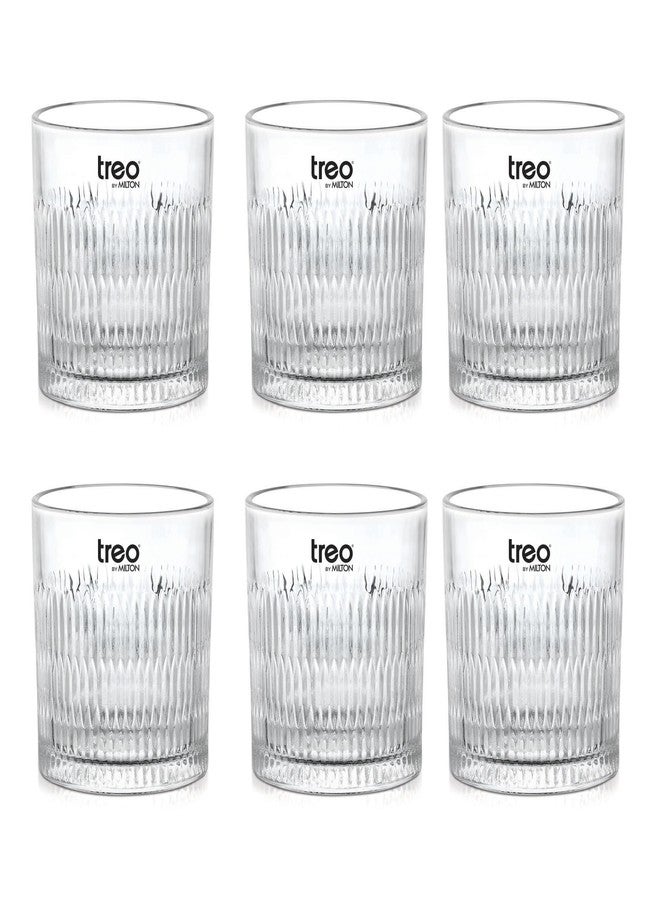 تريو طقم أكواب ويسكي تريو باي ميلتون إليكس، 6 قطع | أكواب زجاجية فاخرة للبوربون والسكوتش والكوكتيلات | 340 مل - Image 2