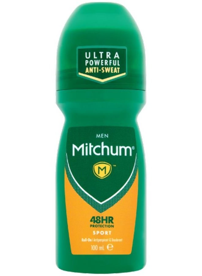 Mitchum Men 48HR Protection Roll-On Deodorant & Antiperspirant Sport 100 ml