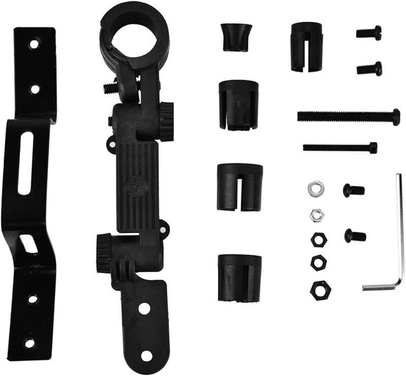 Bicycle Mudguard Set Front and Rear Black PP Plastic Impact Resistant Easy Install - Image 4