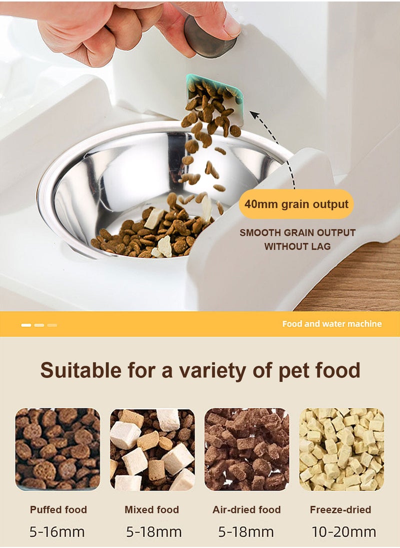 Kidle Automatic Cat Bowl Dog Water Feeder Bowl Cat Feeder and Water Dispense Feeder Pet Dog Feeder  - Image 2