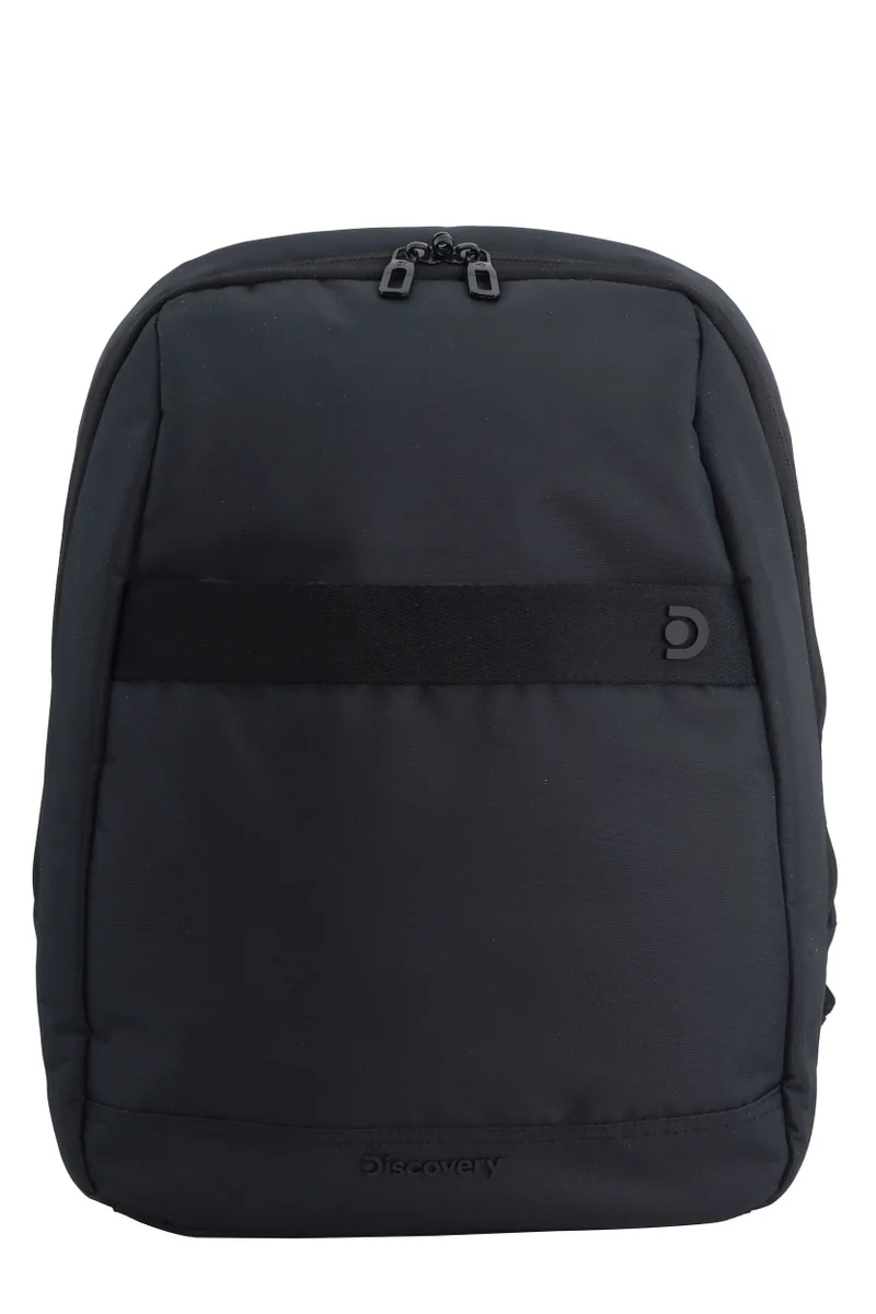 Discovery Discovery Downtown Backpack 11L – Black |Compact RPET Backpack with RFID Protection & Luggage Strap