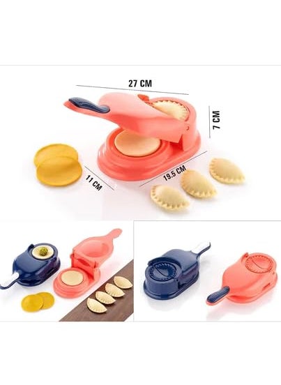 ROBOMALLS Mini Dumpling Puri Maker Press Ghughra Momos Maker Machine make in india Press Dough Presser Tool Momo Puri Machine With original box Pack of 2  - Image 5