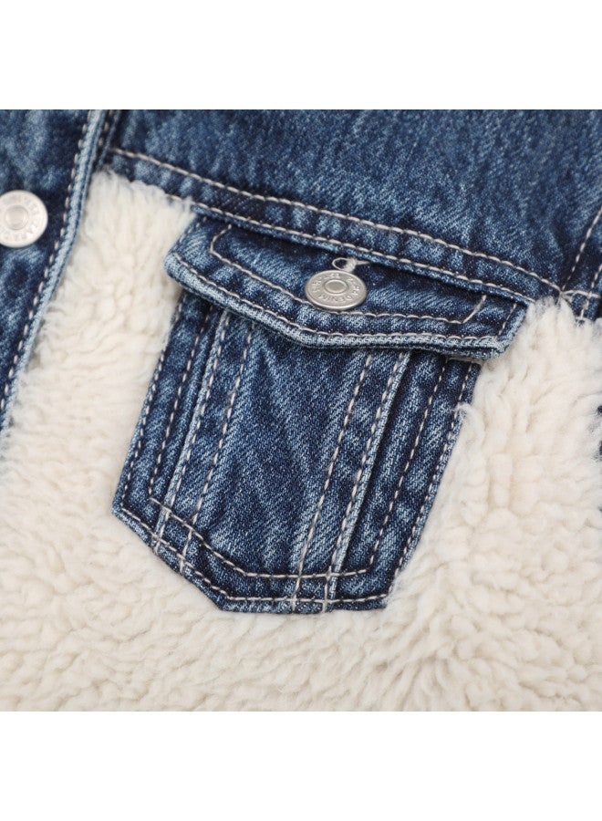 Zara جاكيت أطفال أنيق بياقة فخمة طويلة الأكمام مع أزرار للدفء - Image 5