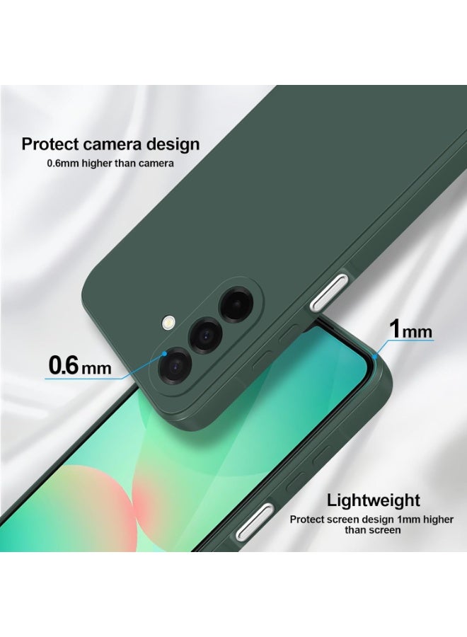 ACLIX Premium Liquid Silicone Case for Samsung Galaxy A56 5G 6.6 inch Slim Fit, Soft Touch with Microfiber Lining & Enhanced Camera Protection - Durable & Anti-Fingerprint | Dark Green - Image 3