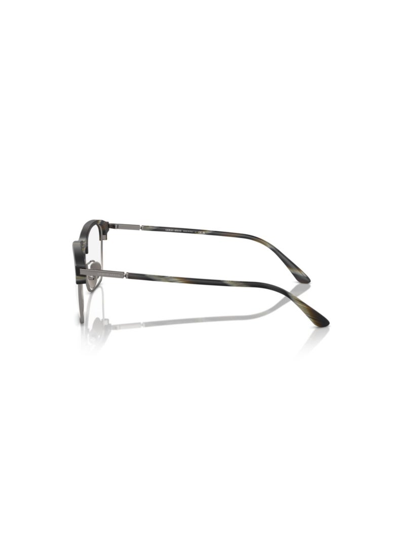 GIORGIO ARMANI Giorgio Armani Man Rectangular  Eyeglasses- Ar 7262 - Lense Size:54Mm - Matte Green Horn - Image 2