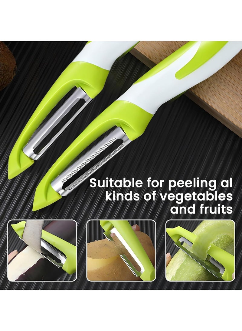 Oasisgalore 3 Pcs Peeler,Vegetable Peeler for Fruit/Carrot/Apple/Cucumber  - Image 3