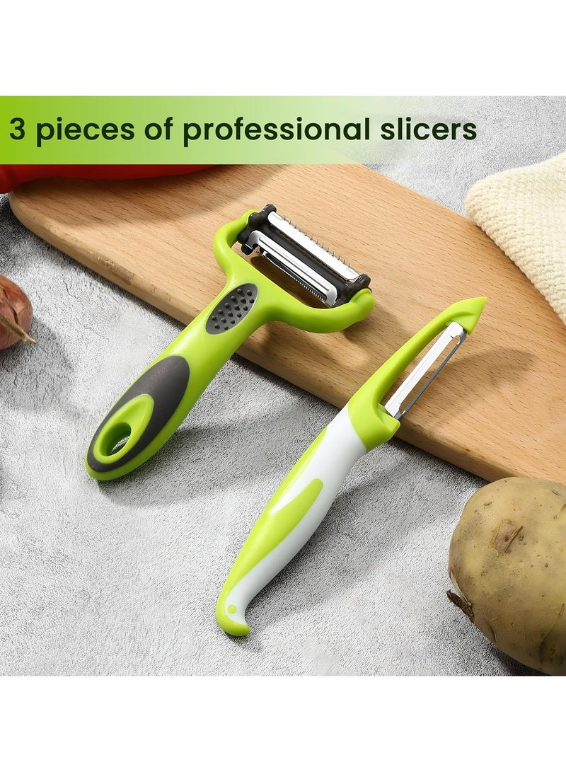 Oasisgalore 3 Pcs Peeler,Vegetable Peeler for Fruit/Carrot/Apple/Cucumber  - Image 4