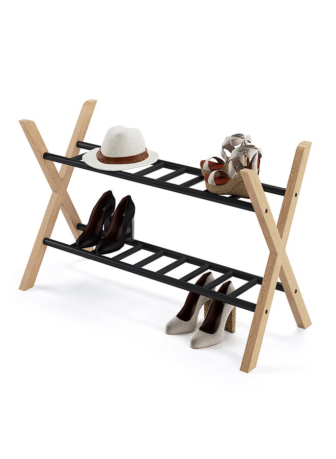 Woodz Archy Shoe Cabinet Wood - Image 1