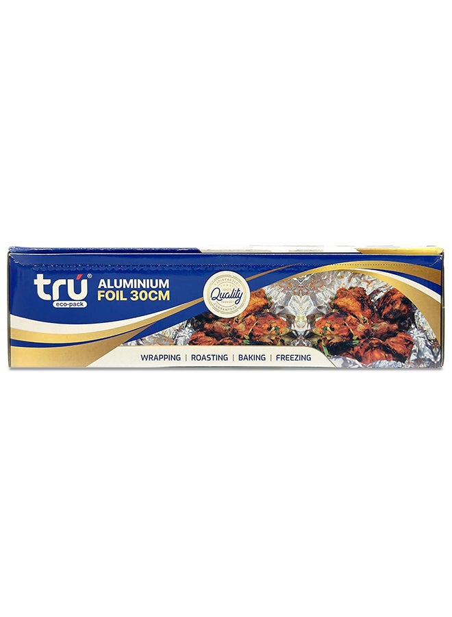 Tru Aluminum Foil - 30cm x 1 kg x 6 Rolls silver - Image 1