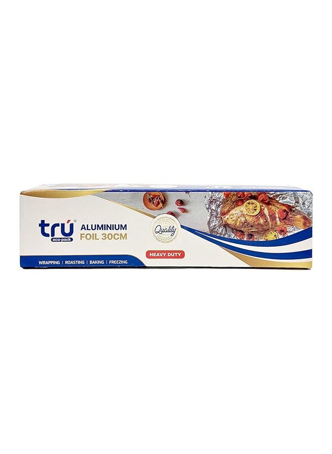 Tru Aluminum Foil - 30cm x 1 kg x 6 Rolls silver - Image 2