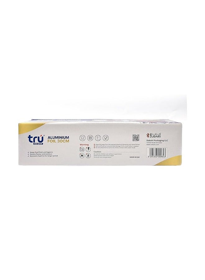 Tru Aluminum Foil - 30cm x 1 kg x 6 Rolls silver - Image 4