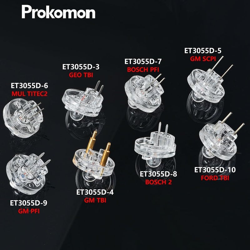Prokomon 11 Pieces Noid Light Test Kit; Fuel Injector Noid Light Tester Kit with 8 Noids for Most Cars - Image 4