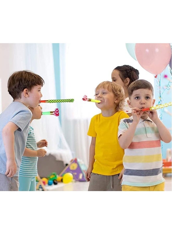 30pcs Noise Maker Whistle Cheerleading Team Birthday Party Long Nose Whistle Holiday Gift Props Make Your Birthday Party Interesting and Unforgettable, Gift for Kids Age 3+ (Random Color) - Image 4