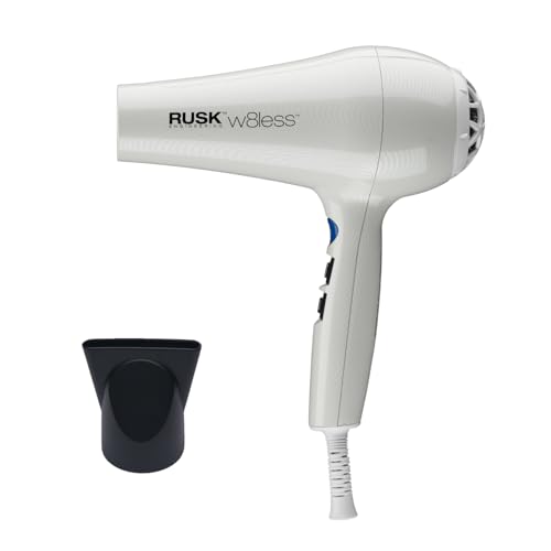 RUSK W8less 2000 Watt Ionic Hair Dryer - Ceramic Tourmaline Technology - Lightweight, Professional Blow Dryer for Fast Drying & Frizz Control (1 ct) - Image 1