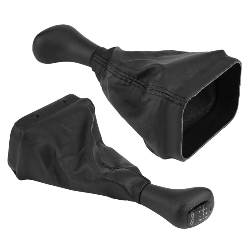 Gear Shift Knob Cover: PU & ABS Material, Corrosion Resistance, Stylish Design - Perfect Fit, Easy Installation Shift Knob Cover for Car Interior Upgrade, Manual Transmission Vehicles - Image 5