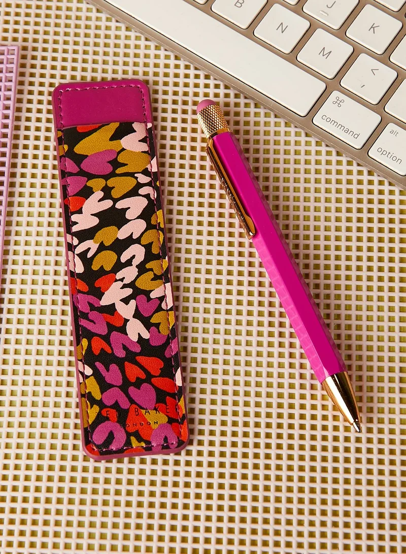 Ted Baker Love Heart Printed Touch Pen And Pouch Set
