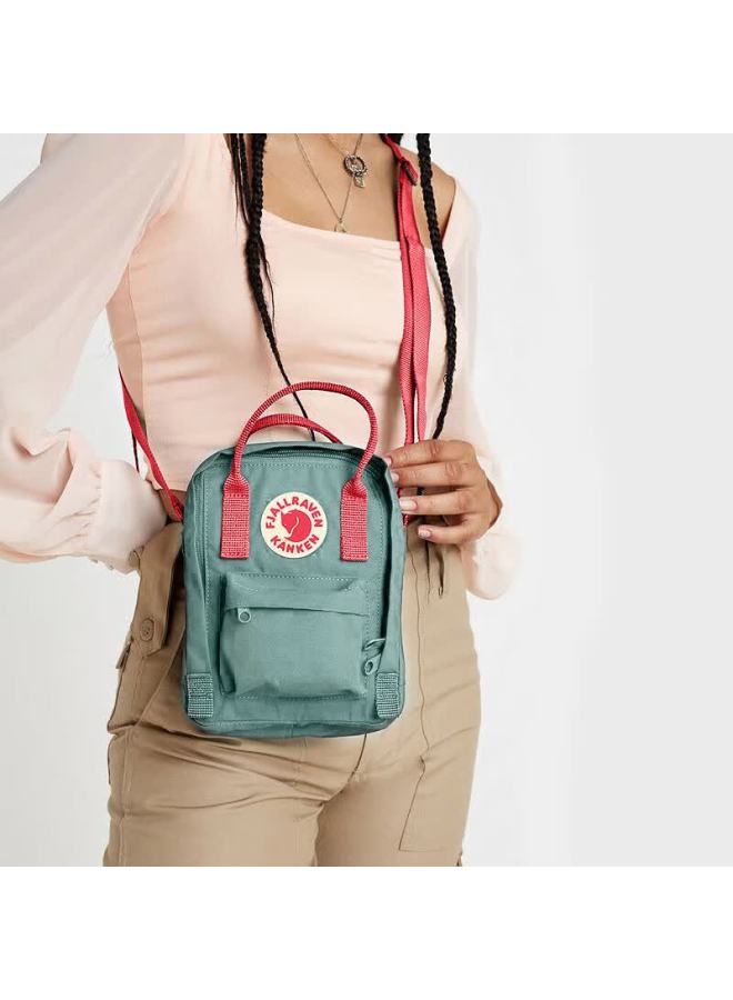 Fjallraven Crossbody Bag For Men And Women, Fashionable Shoulder Bag, School Bag 23797-664/319 Frost Green/peach Pink 2.5l - Image 5