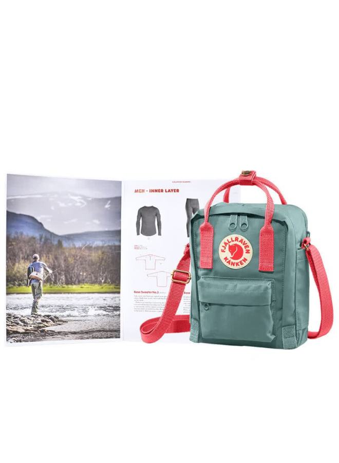 Fjallraven Crossbody Bag For Men And Women, Fashionable Shoulder Bag, School Bag 23797-664/319 Frost Green/peach Pink 2.5l - Image 3