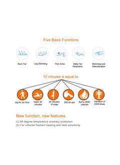 سيلفرسي إن سي Infrared Sauna Blanket, Massage Mattress Heating Far Infrared Sauna Blanket Body Shape Slimming Fitness Machine US Plug for Spa Home Office Salon (#1)  - Image 3