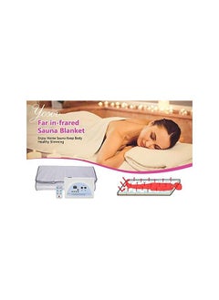 سيلفرسي إن سي Infrared Sauna Blanket, Massage Mattress Heating Far Infrared Sauna Blanket Body Shape Slimming Fitness Machine US Plug for Spa Home Office Salon (#1)  - Image 2