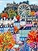 Cross & Glory Cross Glory Castle Carousel 1000 Piece Jigsaw Puzzle for Adults Colorful Edinburgh Folk Art Puzzle Bright Scottish City Artwork Premium RibbonCut Puzzle with Satin Finish - Image 2