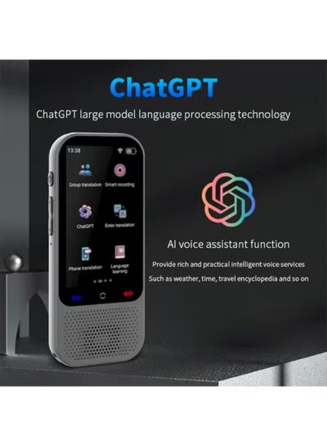 S80 Pro Black Translation Device with 3-Inch Screen - Supports Offline and Online Translation - Image 4