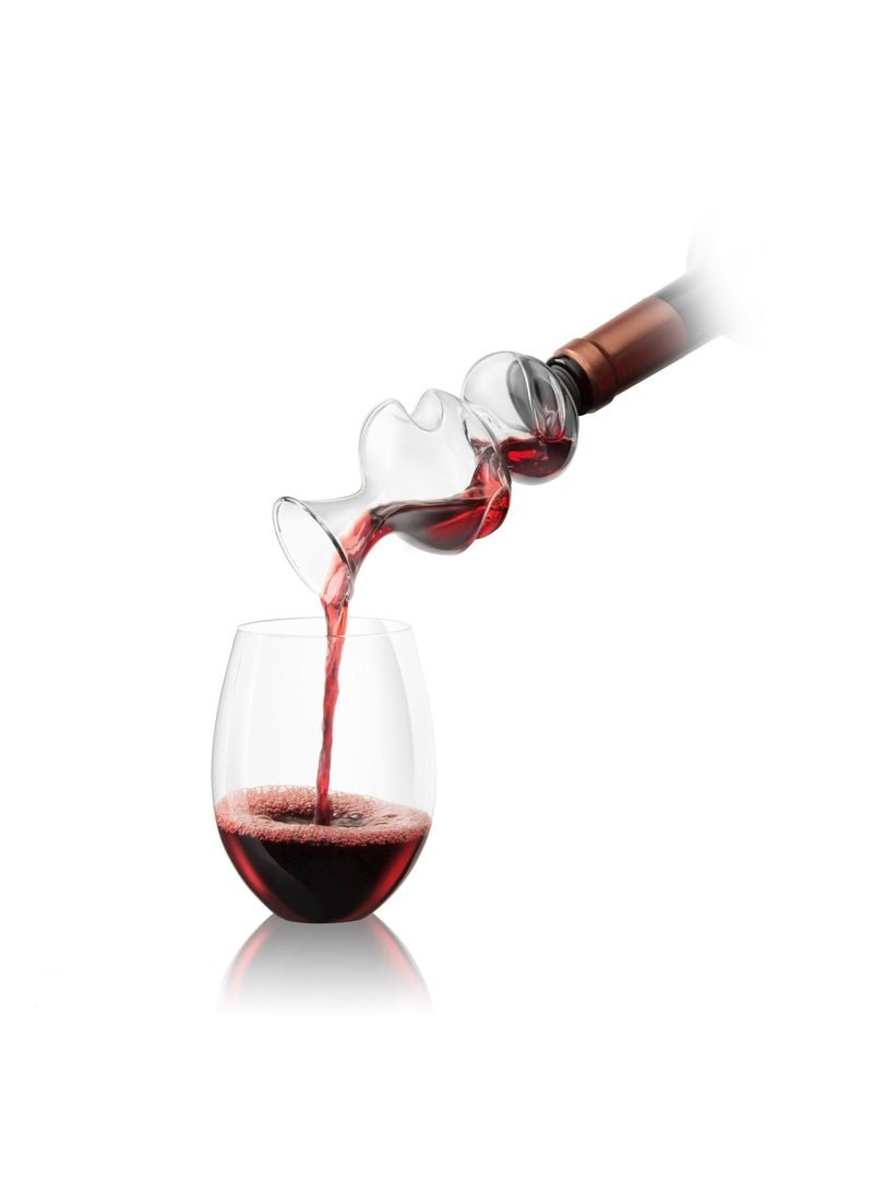 Final Touch Final Touch Conundrum Bottle Wine Aerator  Instant Oxygenation MultiStage Aeration System Enhances Flavor  Aroma No Wait Decanting Ideal for Wine Tasting WA80 