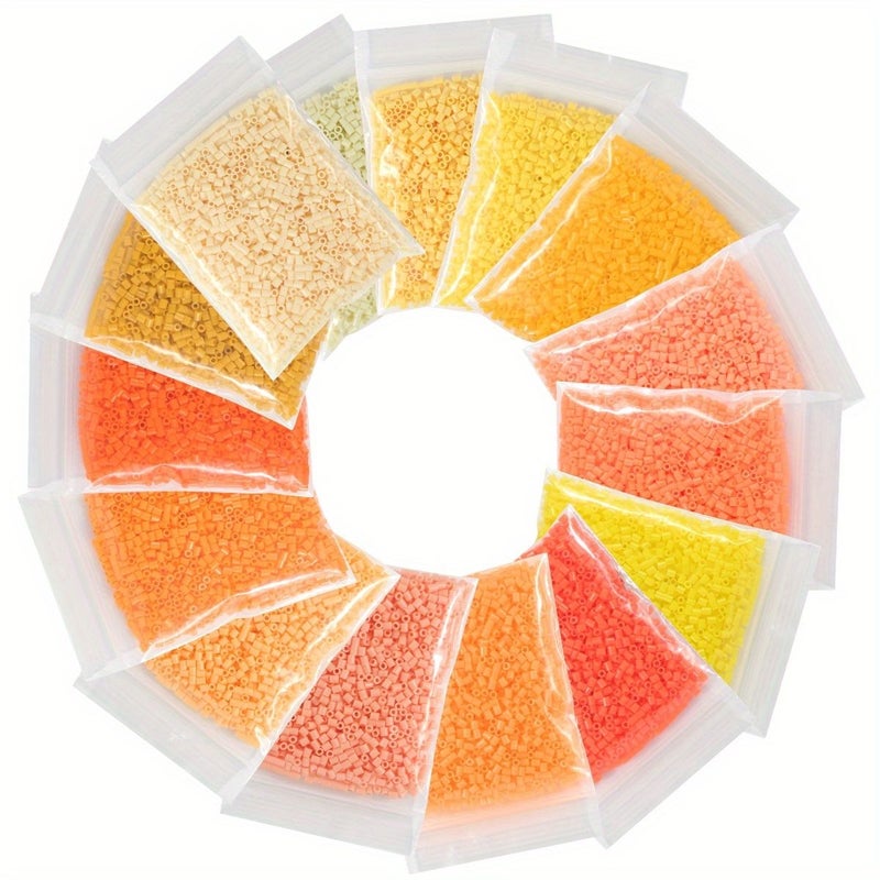 2100pcs 2.6mm Melting Beads Set Creative Jewelry Making Kit Party Holiday Supplies - Image 1