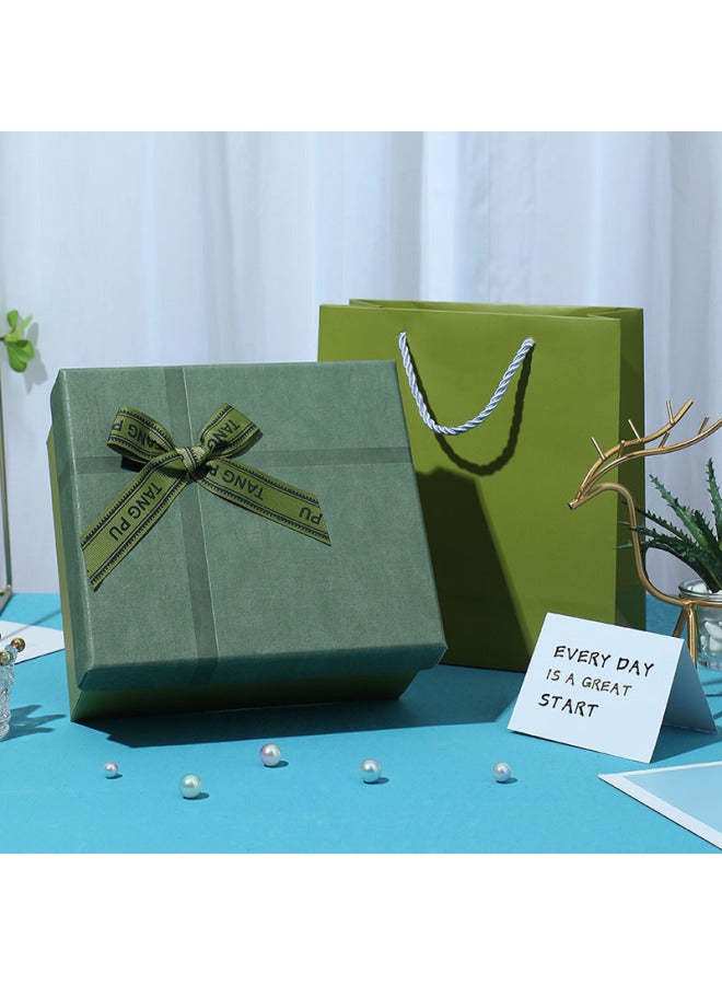 TP صندوق تغليف تجميلي أخضر صندوق هدايا أحمر فارغ 520 صندوق هدايا صندوق هدايا عيد الميلاد تذكار - Image 2