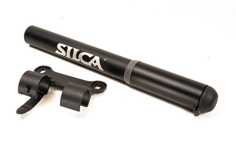 SILCA Gravelero mini Bike Pump | high Volume Gravel/Mountain/Road | Alloy Body w/Hose and Locking Chuck | Presta and Schrader Head | Micro Hand Pump for tubed/tubeless Tires | Bike Hand Pump - Image 2