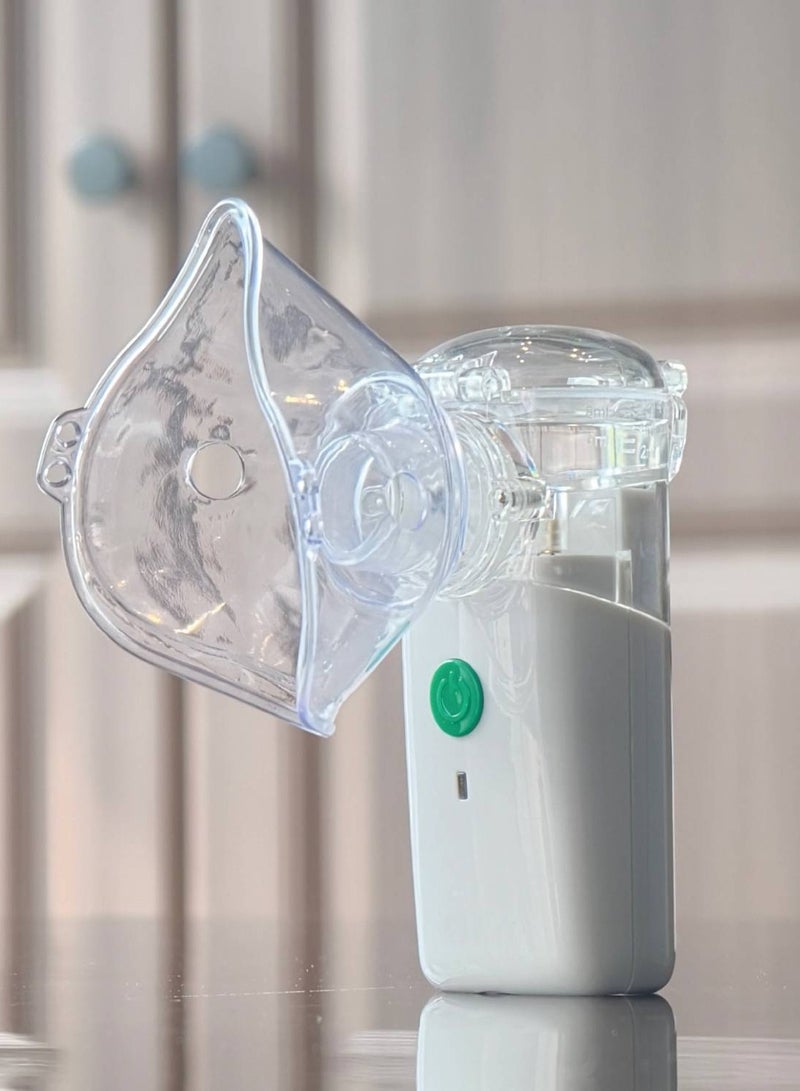 DIGI CORE 2 Pcs Portable Nebulizer Nebulizers, Rechargeable Nebulizer Machine For Adults And Kids, Ultrasonic Nebulizer Mesh Nebulizer GK-101 Quiet And Portable Low Power Handheld Mesh Inhaler Automatic Inhalators - Image 3