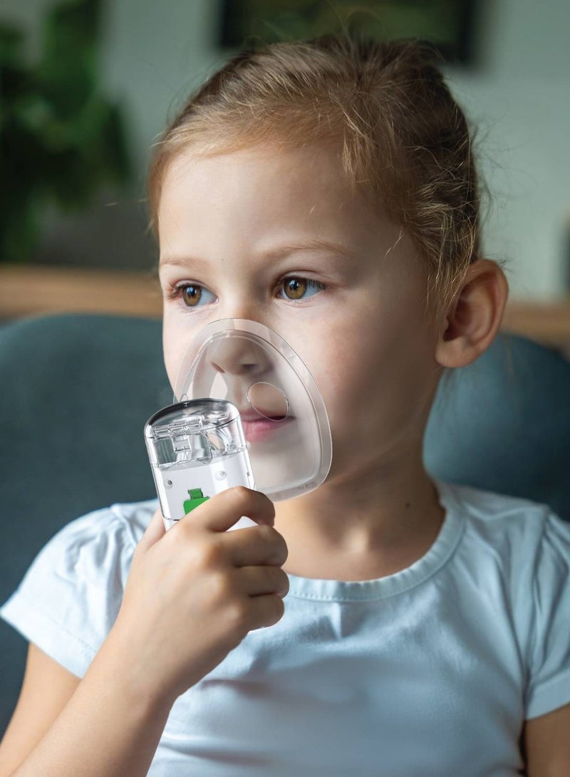 DIGI CORE 2 Pcs Portable Nebulizer Nebulizers, Rechargeable Nebulizer Machine For Adults And Kids, Ultrasonic Nebulizer Mesh Nebulizer GK-101 Quiet And Portable Low Power Handheld Mesh Inhaler Automatic Inhalators - Image 4