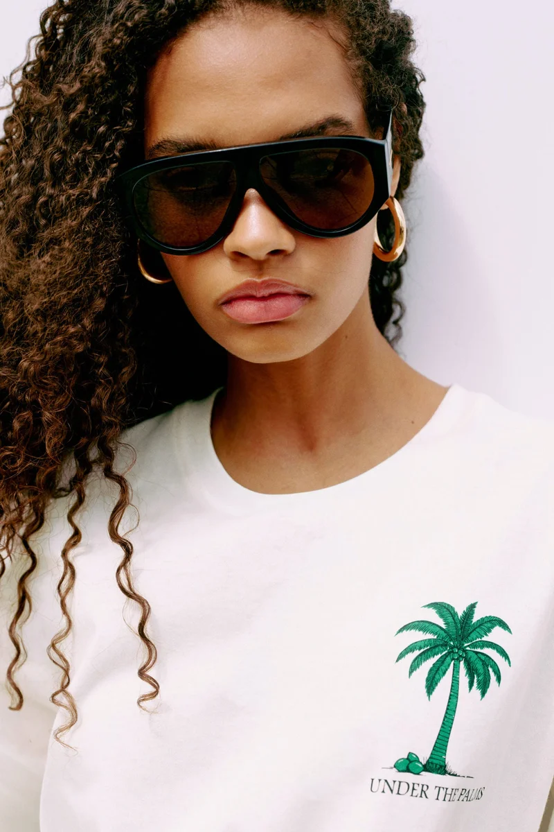 H&M Oversized printed T-shirt