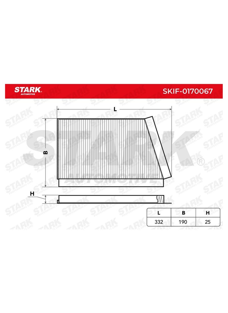 Stark STARK - POLLEN FILTER / CABIN FILTER FOR MERCEDES - 2038300118  - Image 5