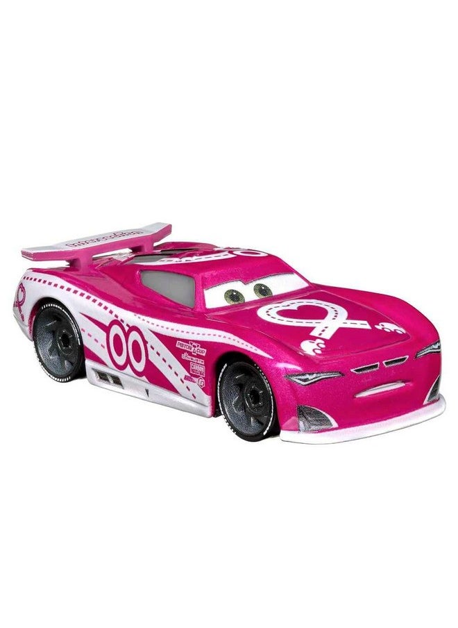 Disney Pixar Disney Cars 1:55 Scale 2022 Diecast Metal Series Next-Gen Racer Intersection #00 Flip Dover  - Image 4