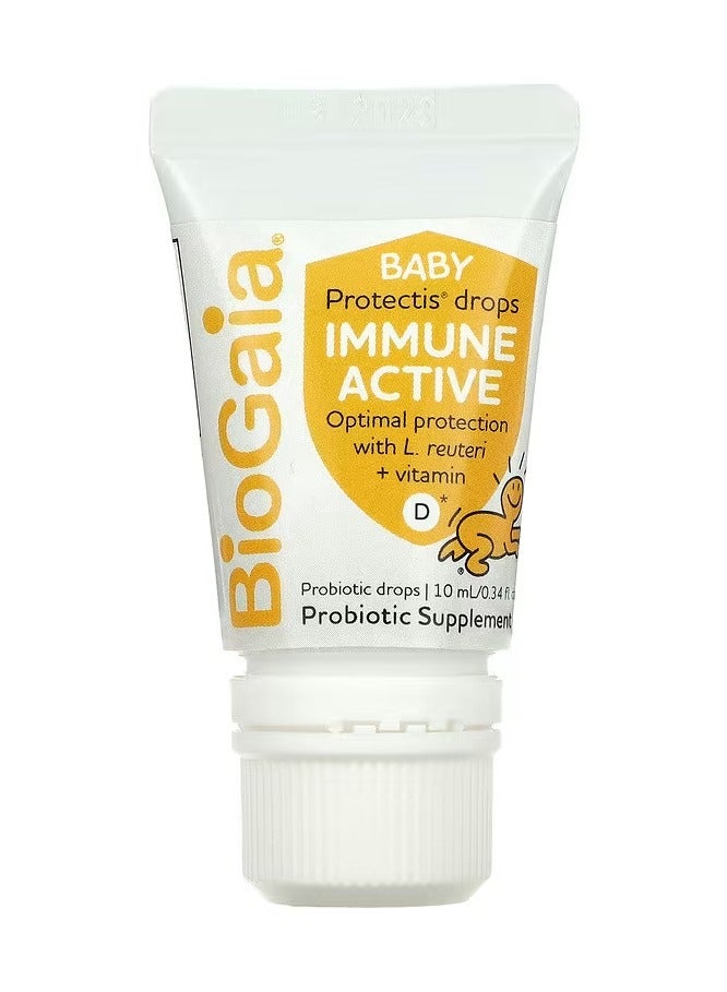 BioGaia Baby Protectis Drops Immune Active 0-36 Months 600 IU (10 ml) - Image 4