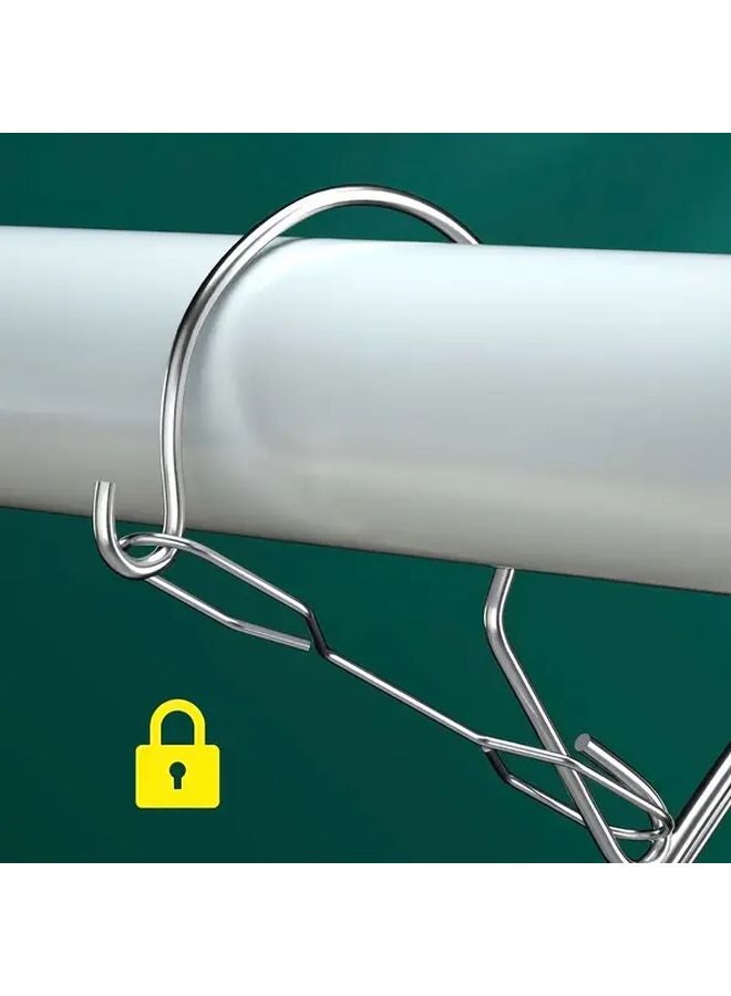 Stainless Steel Drying Rack With 20 Clips Rust Resistant Space Saving Laundry Organizer - Image 5