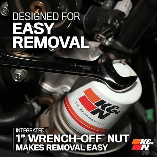 K+N K&N Premium Oil Filter: 20,000 Mile Engine Protection with Wrench Off Nut: Compatible with Select 2001-2019 CHEVROLET/GMC/HUMMER (See Product Description for Select Models), HP-3003 - Image 2