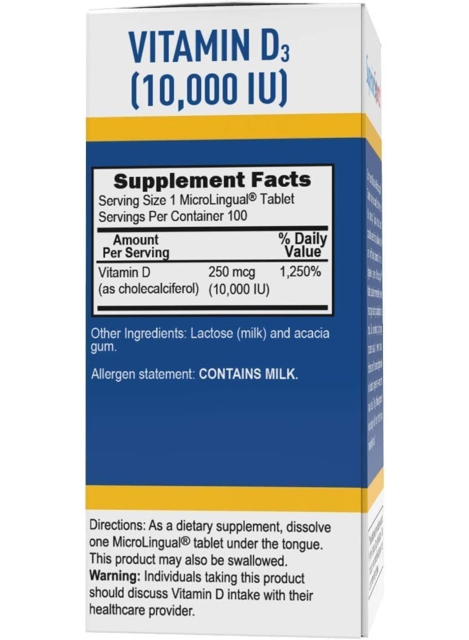 Superior Source D3 Extra Strength 250 mcg Tablets for Adults - Image 3