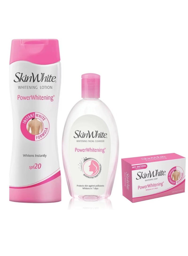 سكين وايت مجموعة تفتيح البشرة الكاملة سكين وايت باور - Image 1