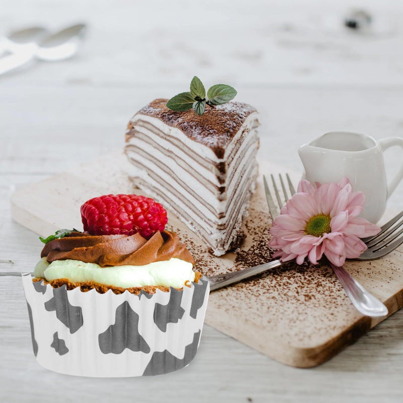 200 Pcs Disposable Greaseproof Paper Muffin Baking Cups Cake Liners for Birthday Party Dessert Preparation - Image 5