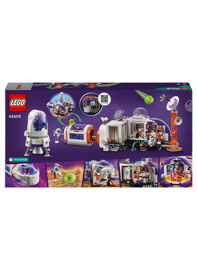 LEGO 42605 Friends Mars Space Base And Rocket Set With 4 Characters, Building Kit Gift Idea For Girls, Boys And Kids Aged 8 Years And Over Who Love Tech And Science Toys (981 Pieces)