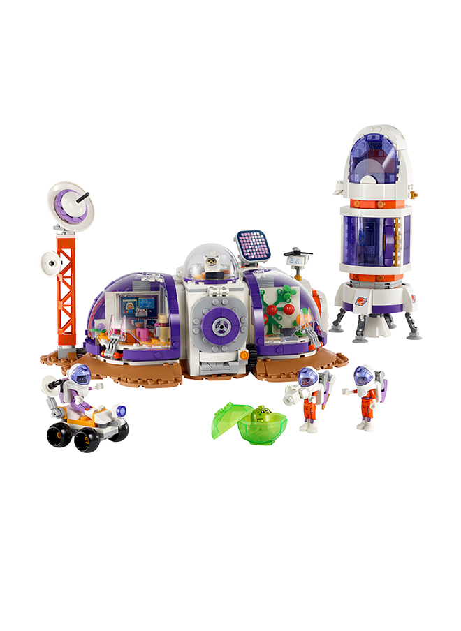 LEGO 42605 Friends Mars Space Base And Rocket Set With 4 Characters, Building Kit Gift Idea For Girls, Boys And Kids Aged 8 Years And Over Who Love Tech And Science Toys (981 Pieces)