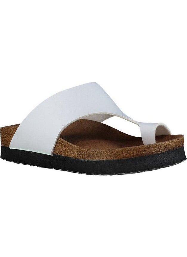 Fox Shoes White Women's Slippers D777812009  - Image 1
