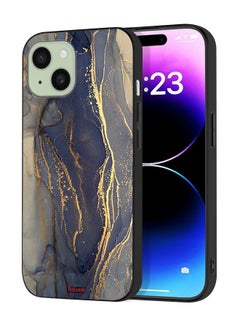 Apple iPhone 15 Protective Case Cover Gliter Marble Pattern