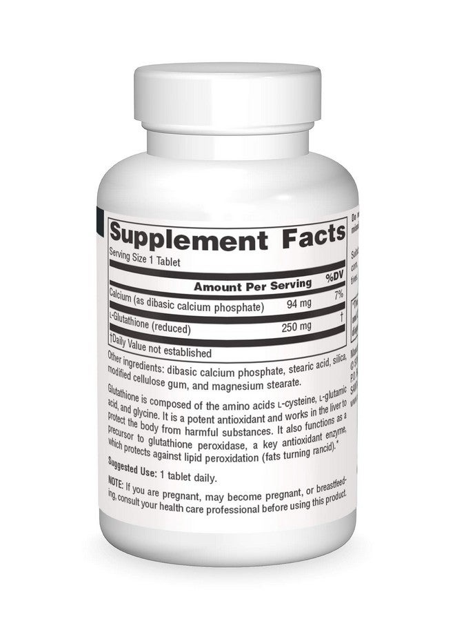 Source Naturals مكمل الجلوتاثيون لدعم الكبد 250 ملغ 30 قرص - Image 4